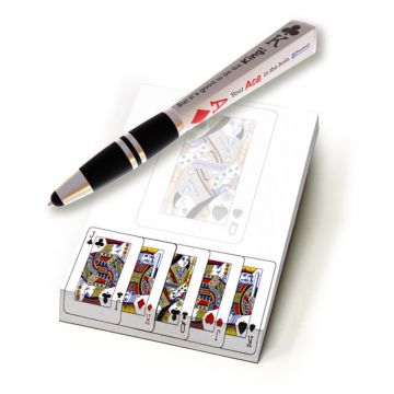 Royal Suits Note Pad and Pen Set